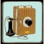 TELEPHONE WALL SET FROM 1913 PIN